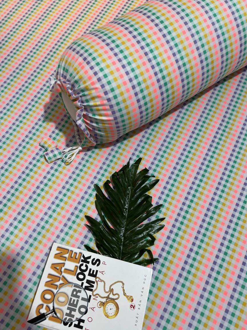 Bộ Drap thun siêu lạnh Thái Lan mẫu caro