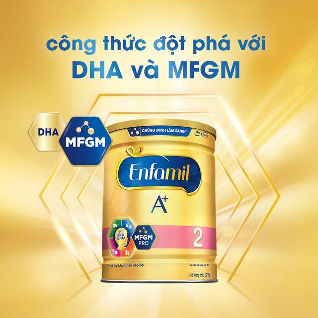 Sữa bột Enfamil A+ 2 400g dành cho bé 6-12 tháng