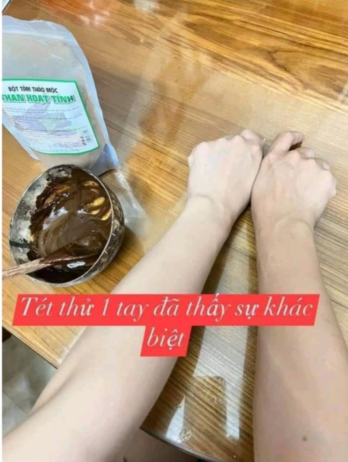 Bột Tắm Trắng Cà Phê Than Hoạt Tính TKH