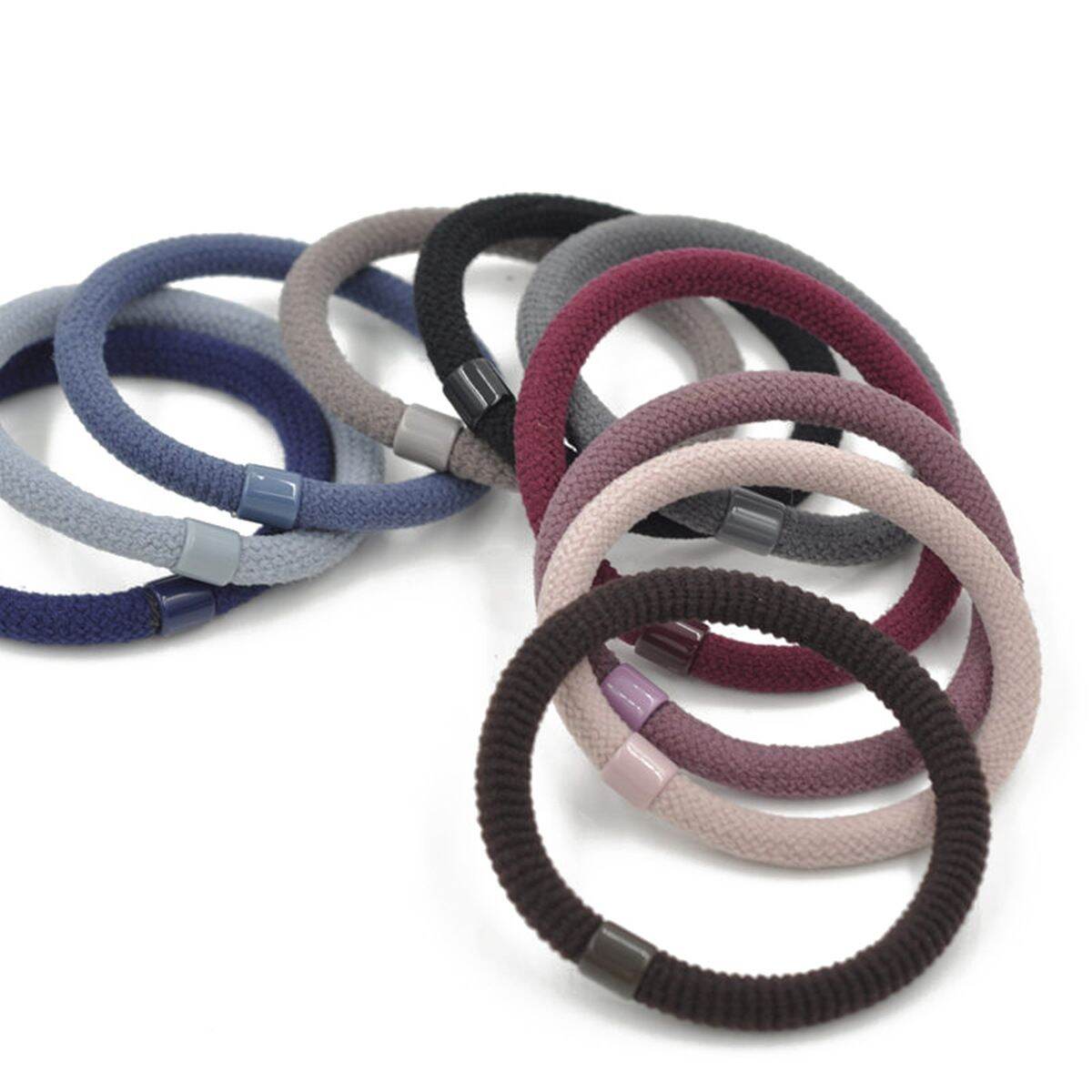 (GIÁ SỈ) COMBO 10 CÁI CỘT TÓC THUN MÀU TRƠN ĐỦ MÀU