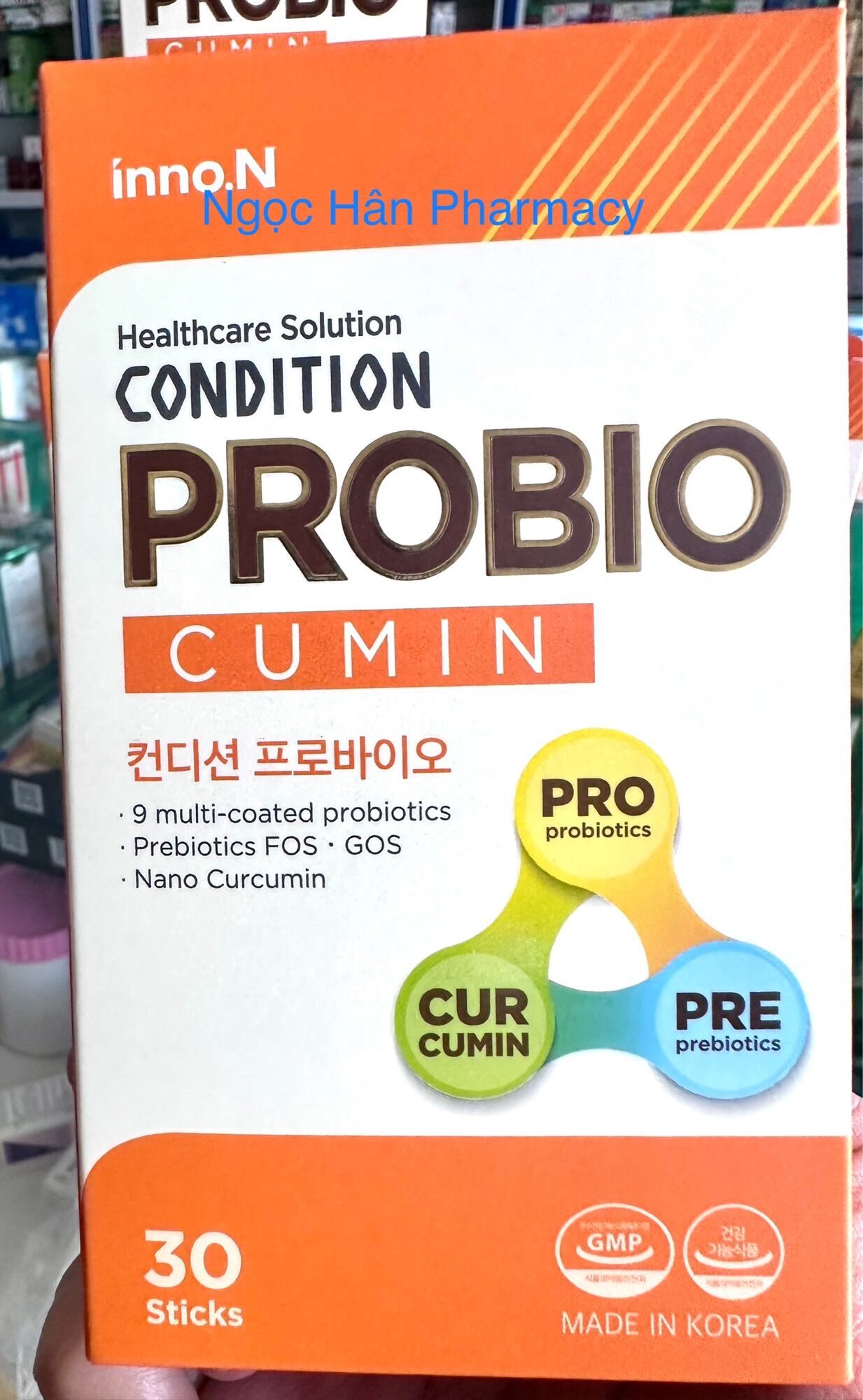 PROBIO CUMIN HỖ TRỢ TIÊU HOÁ HỘP 30 GÓI