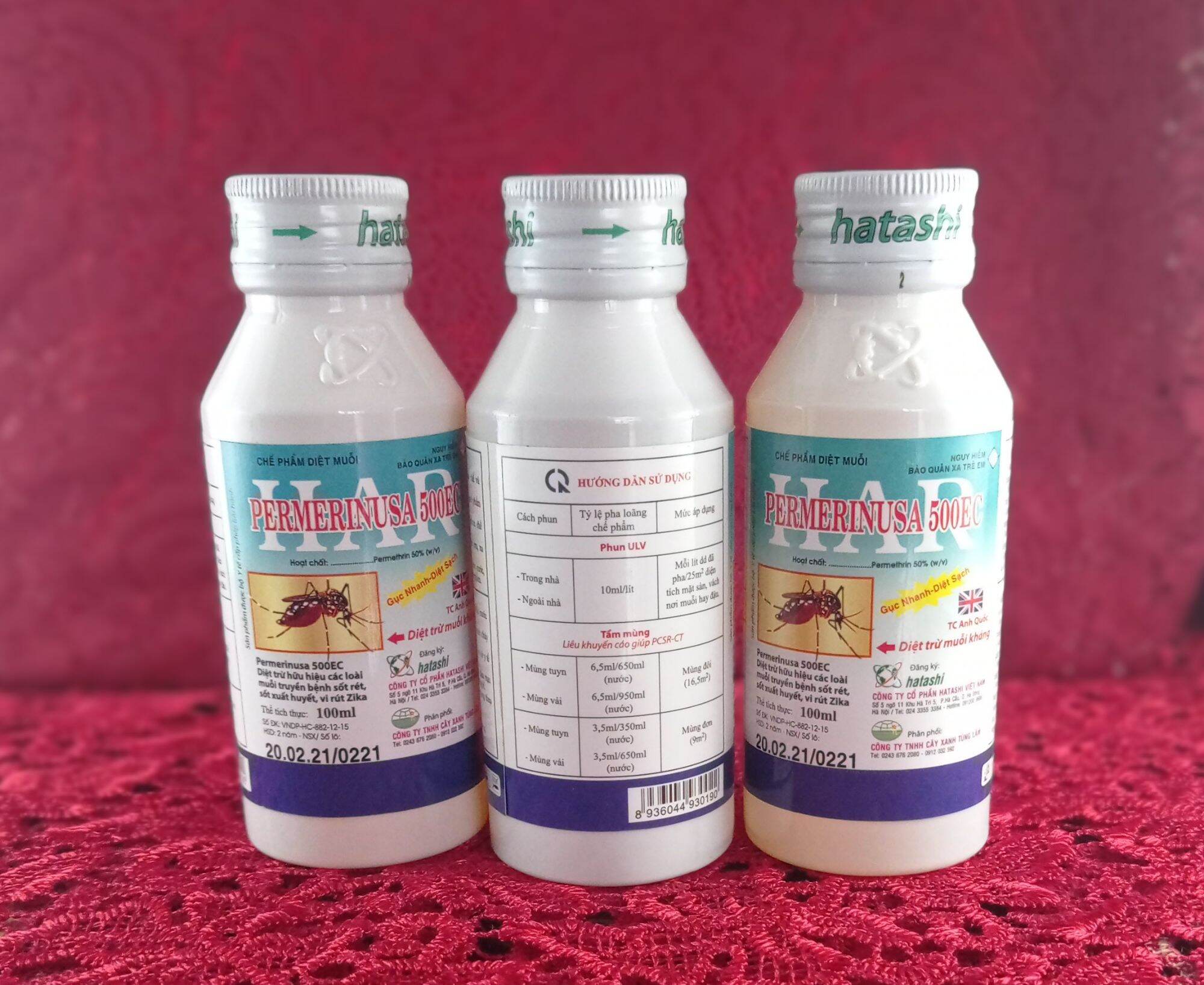 Chế phẩm diệt muỗi Permerinusa 500EC 100ml
