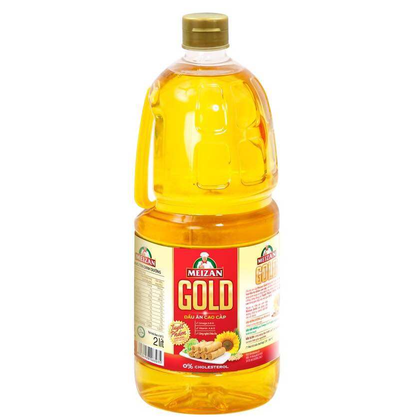 Dầu ăn Meizan Gold chai 2 lít