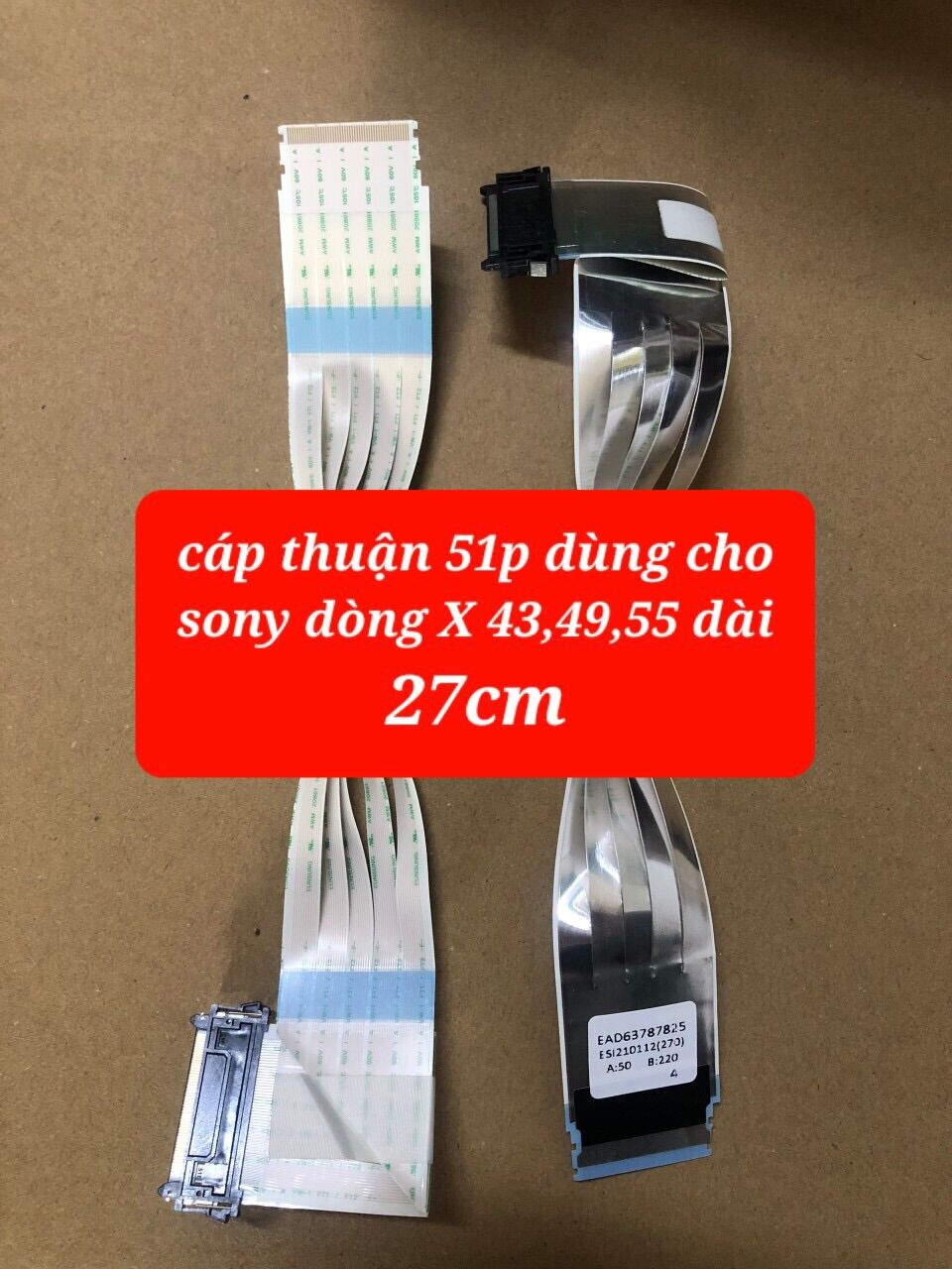 Combo 5 sợi cáp thuận 51 pin dùng cho sony dòng x