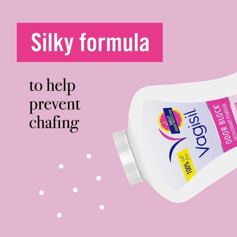 [AUTH-ĐỦ BILL] PHẤN RÔM MỚI (HỒNG) CHO CÔ BÉ VAGISIL DEODORANT POWDER ODOR BLOCK