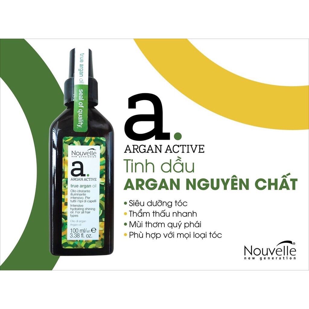 [HCM]TINH DẦU ARGAN NGUYÊN CHẤT (TRUE ARGAN OIL) NOUVELLE 100ML