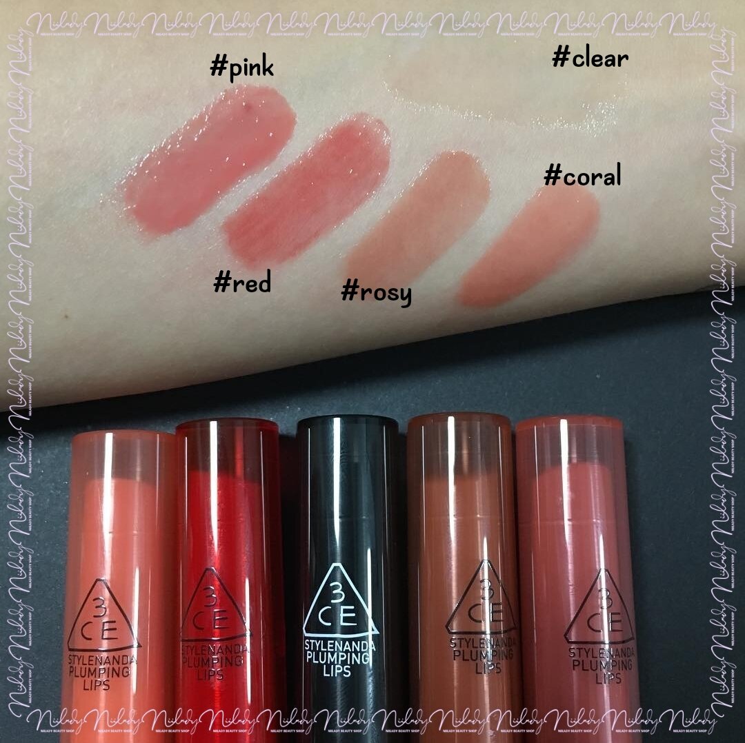 Son dưỡng có màu, đầy đặn môi 3CE Plumping Lips