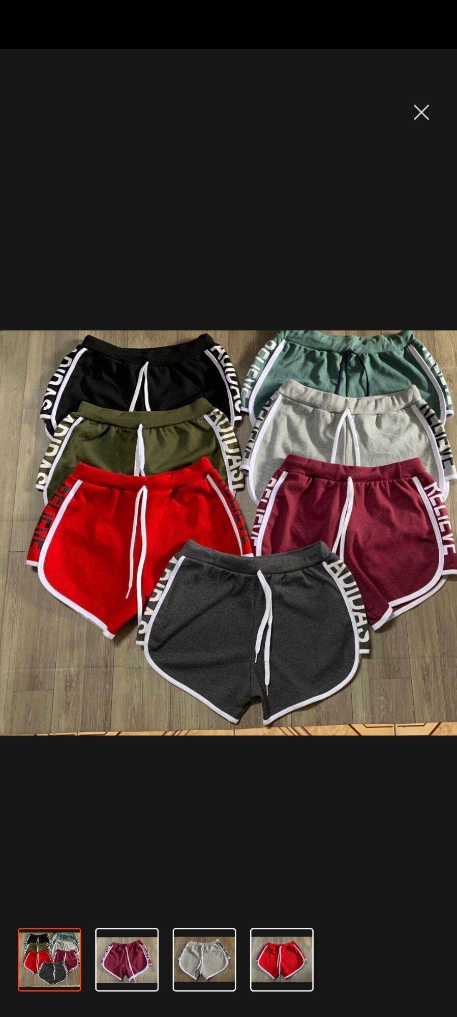 (HCM) Quần short nữ thể thao in 2 bên sườn.