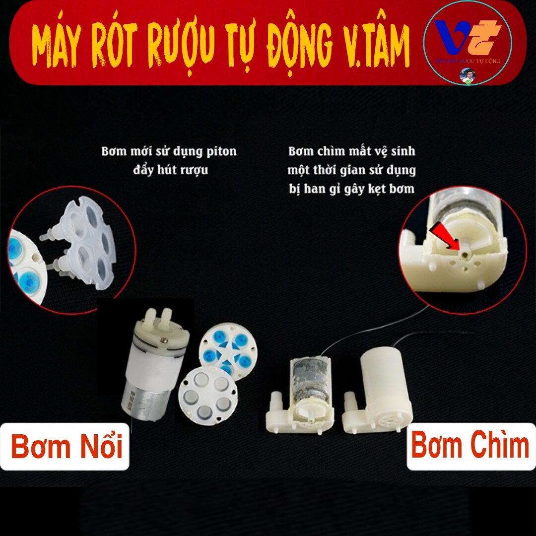 Máy Rót Rượu Tự Động ( Nữ Rót Rượu ) 1.9Lít Rót Thông Minh