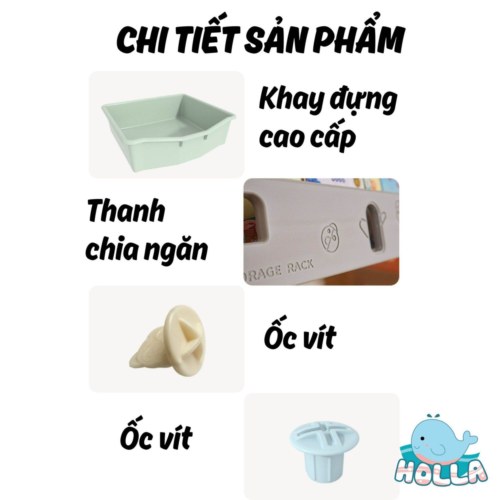 KỆ SÁCH HOLLA CHO BÉ