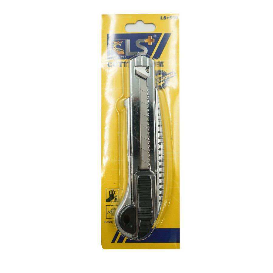 Dao rọc giấy inox kèm 5 lưỡi dao