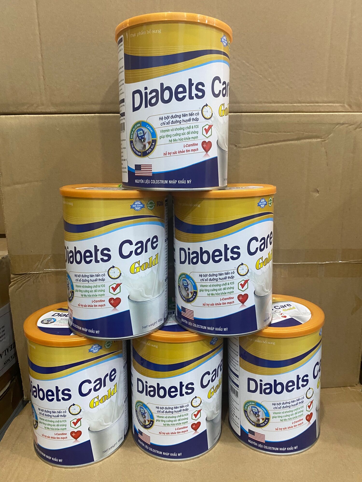 Sữa Tiểu Đường DIABETS CARE GOLD (lon 900g datte mới 2025 )