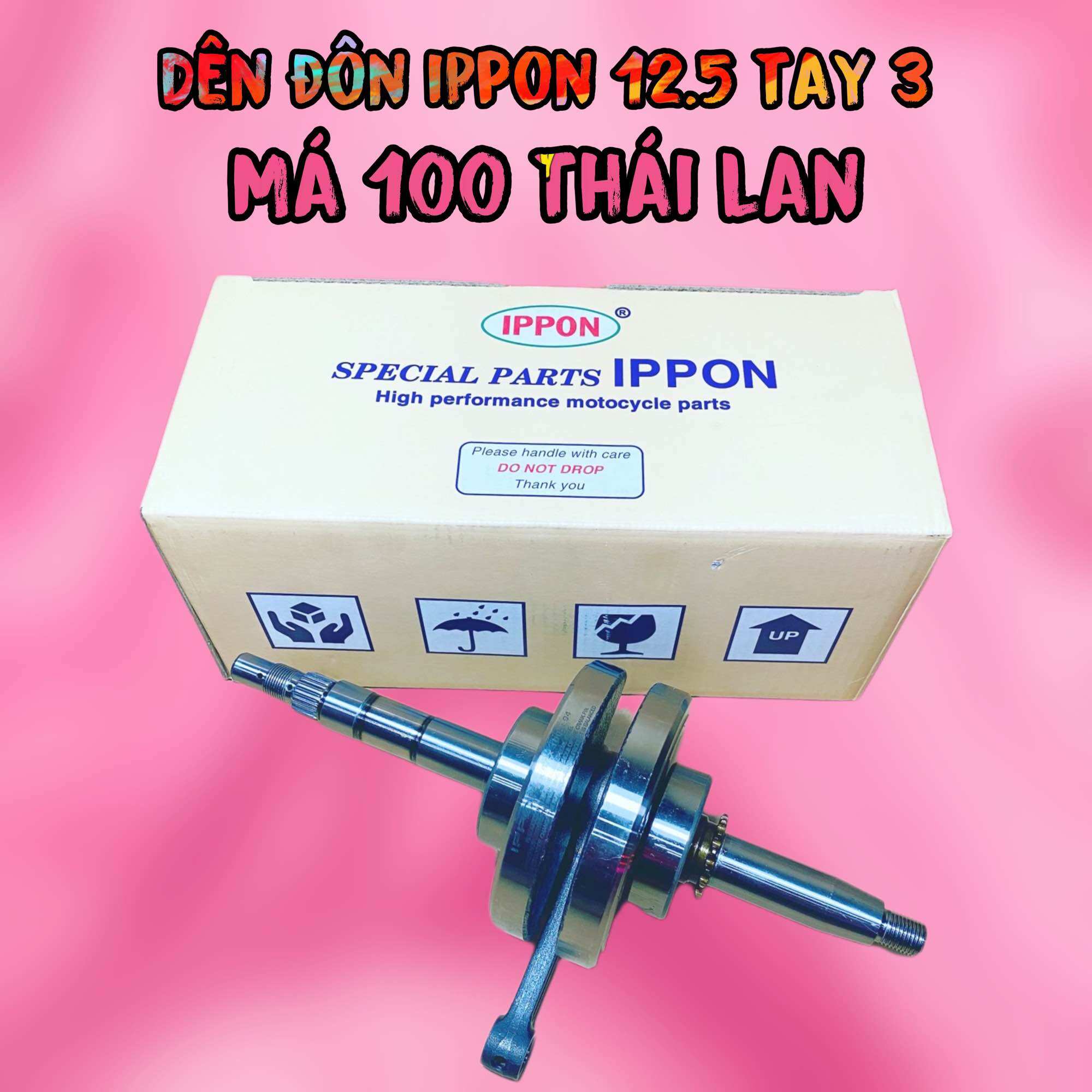 Dên đôn ippon 12.5 tay 3 má 100 Thái Lan