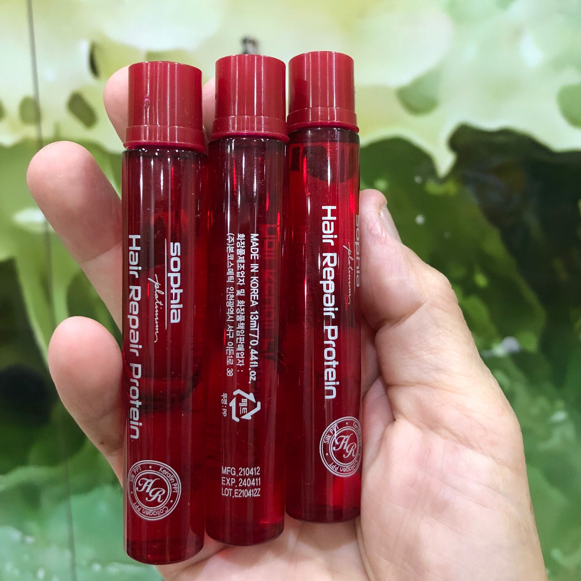 COMBO - 3 lọ Protein siêu phục hồi tóc hư tổn nặng 13ml