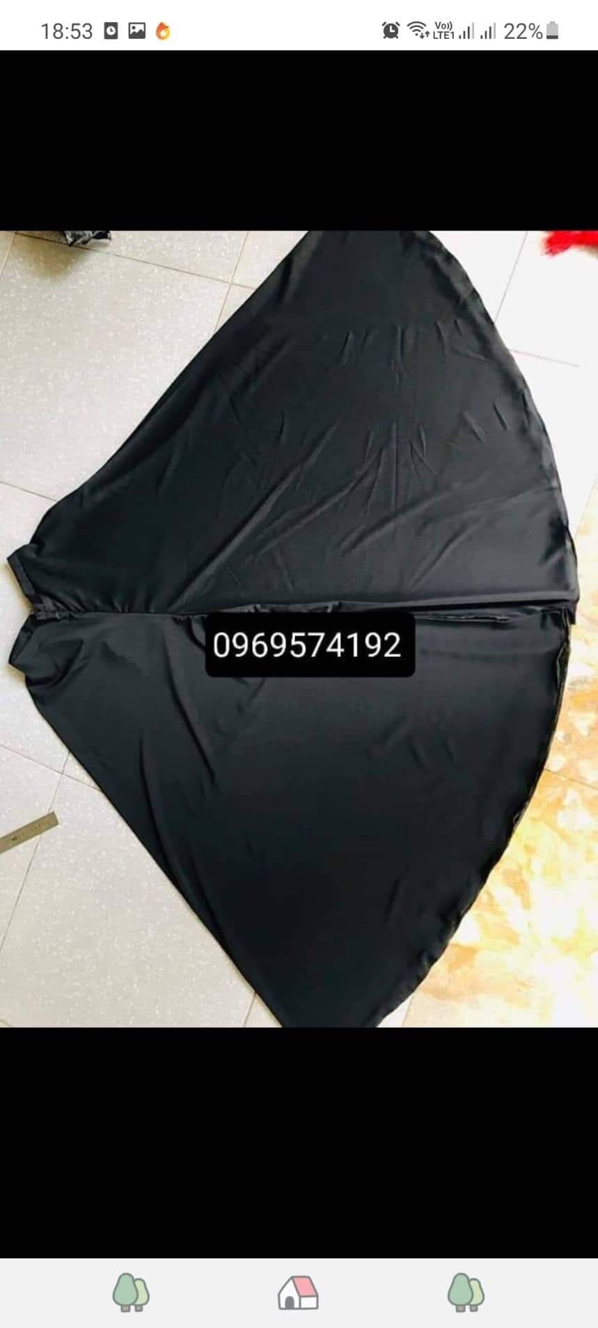 Quần váy lụa mặc áo dài
