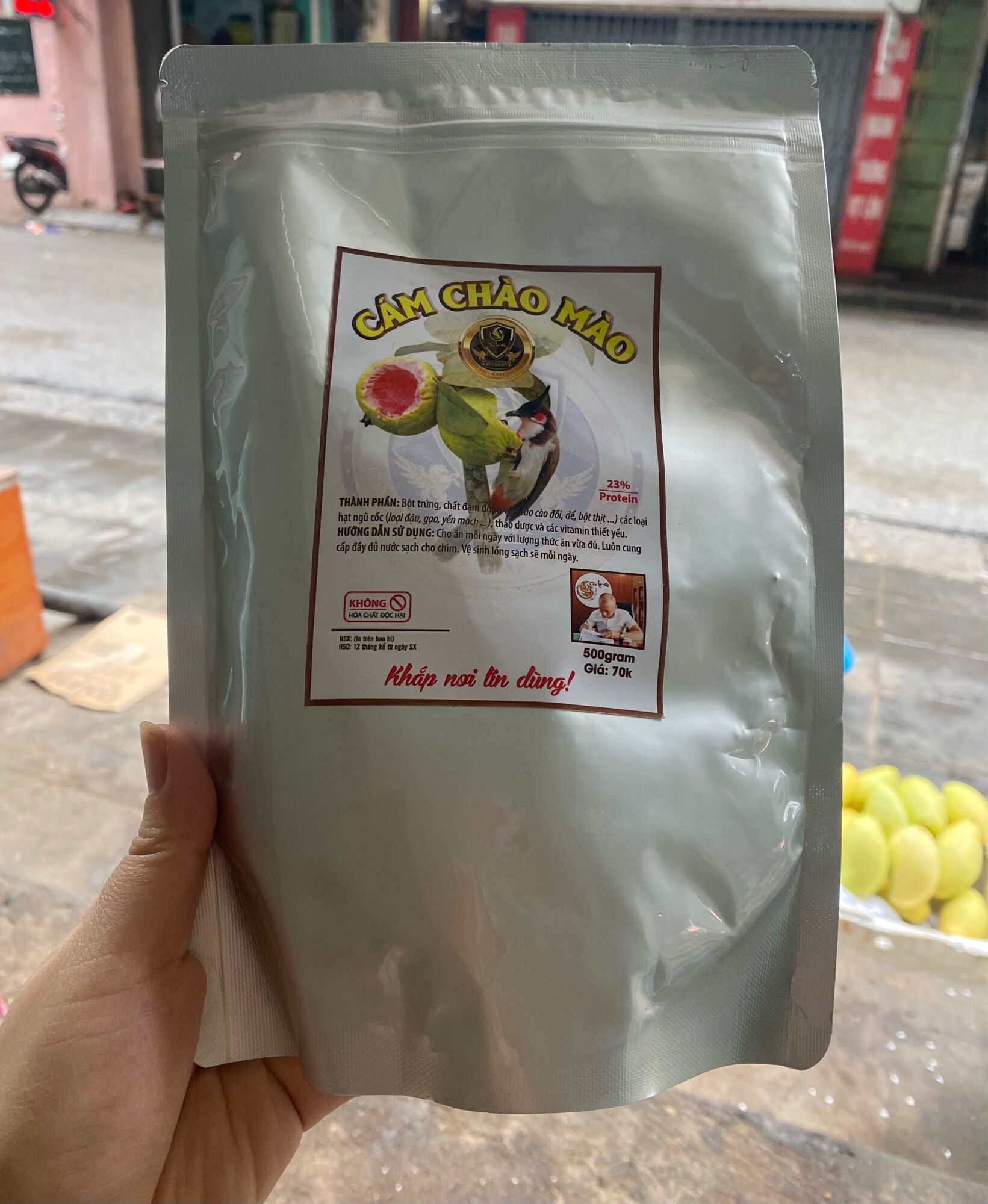 Cám chào mào lão đại 500gr