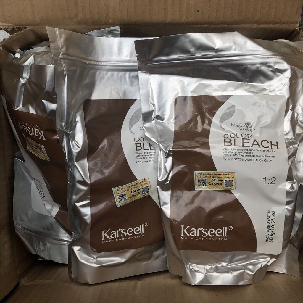 [HCM]Bột tẩy tóc nâng sáng Karseell Maca Power Bleach 500g