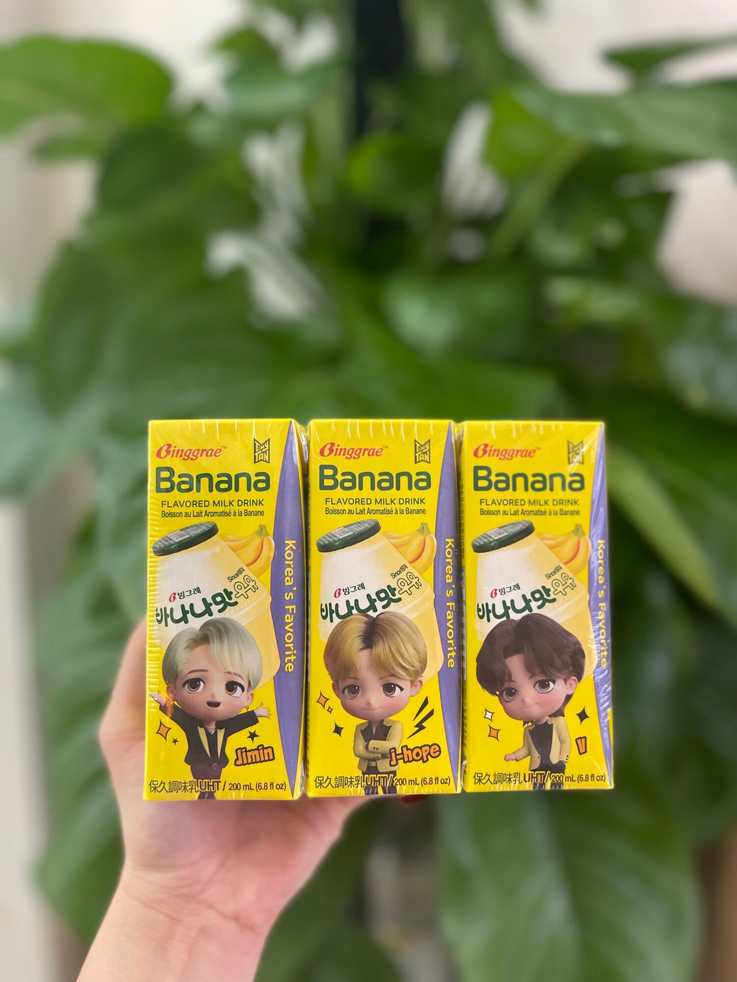 Sữa trái cây Binggrae phiên bản BTS Hàn Quốc
