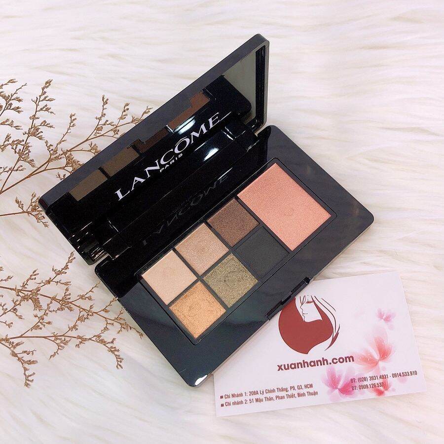 Phấn mắt và má hồng Lancome Color Design/Blush Subtil Palette, #GlowLook-Night