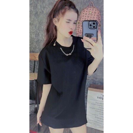 Áo thun tay lỡ chữ dập nổi cực chất from rộng cực chất