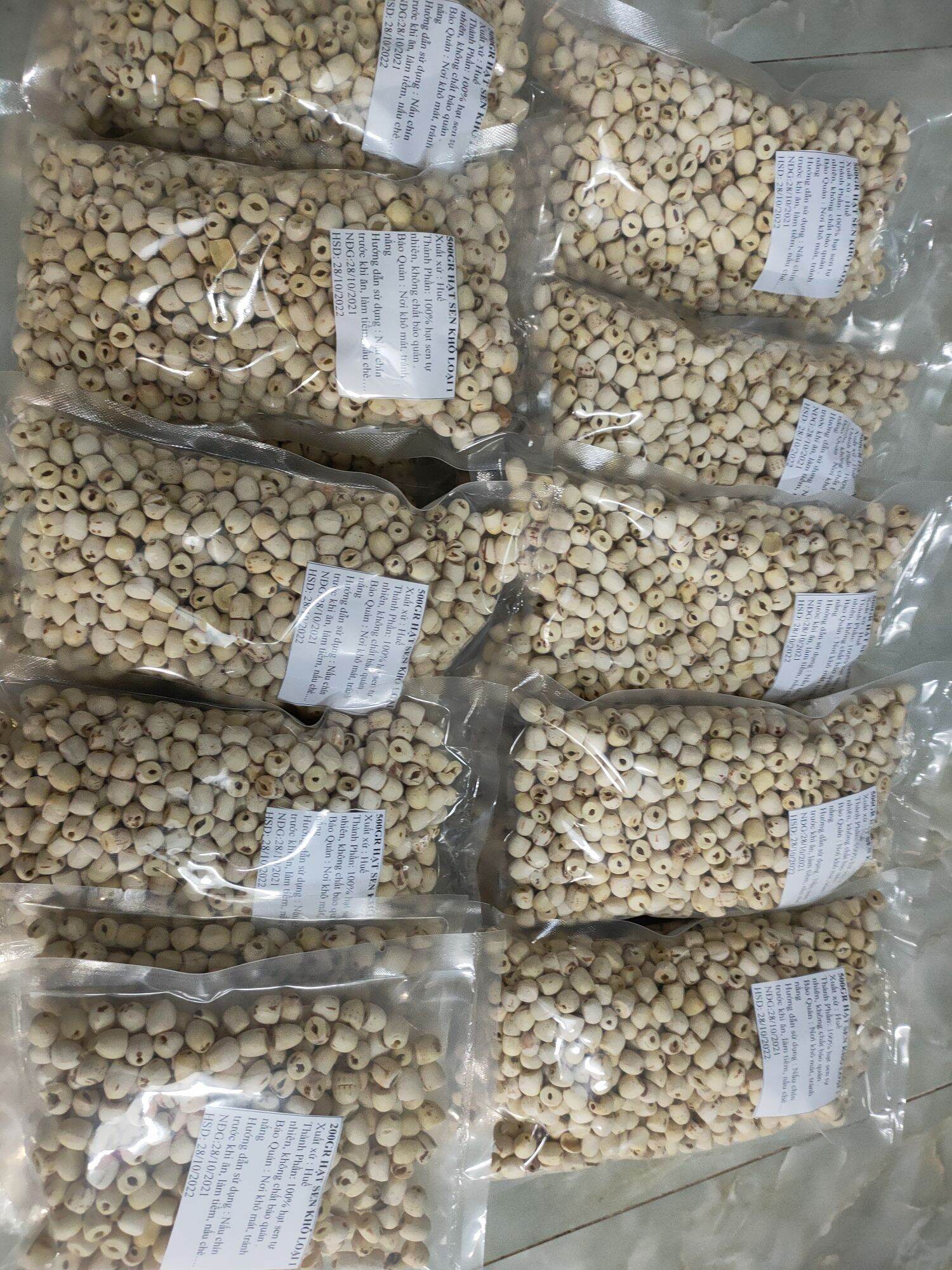 [ HCM RẺ VÔ ĐỊCH] 100Gr Hạt Sen Khô Huế Loại 1