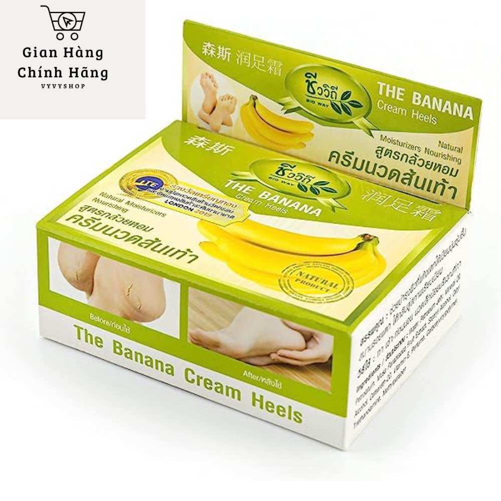 Kem Thoa Nứt Gót Chân Chuối Banana Thái Lan