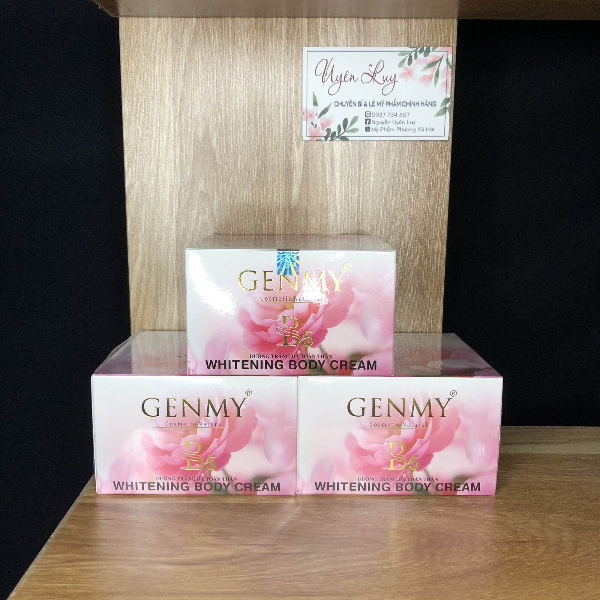 Kem Genmy dưỡng trắng da toàn thân B5