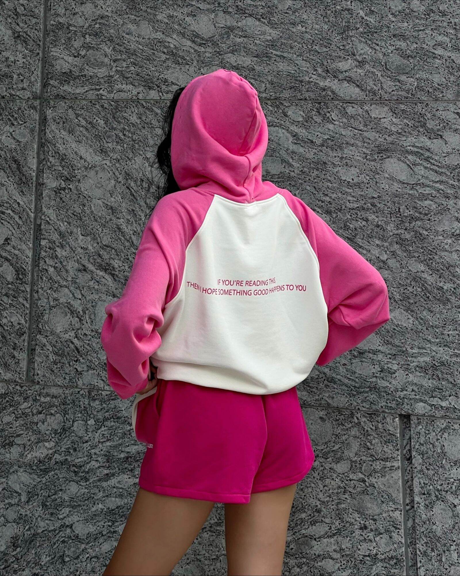 Áo Flamingo Raglan Hoodie