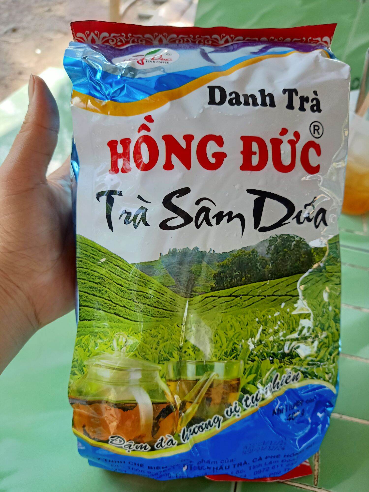 Gói 400g Trà Sâm Dứa Làm Trà Đường Thơm Ngon