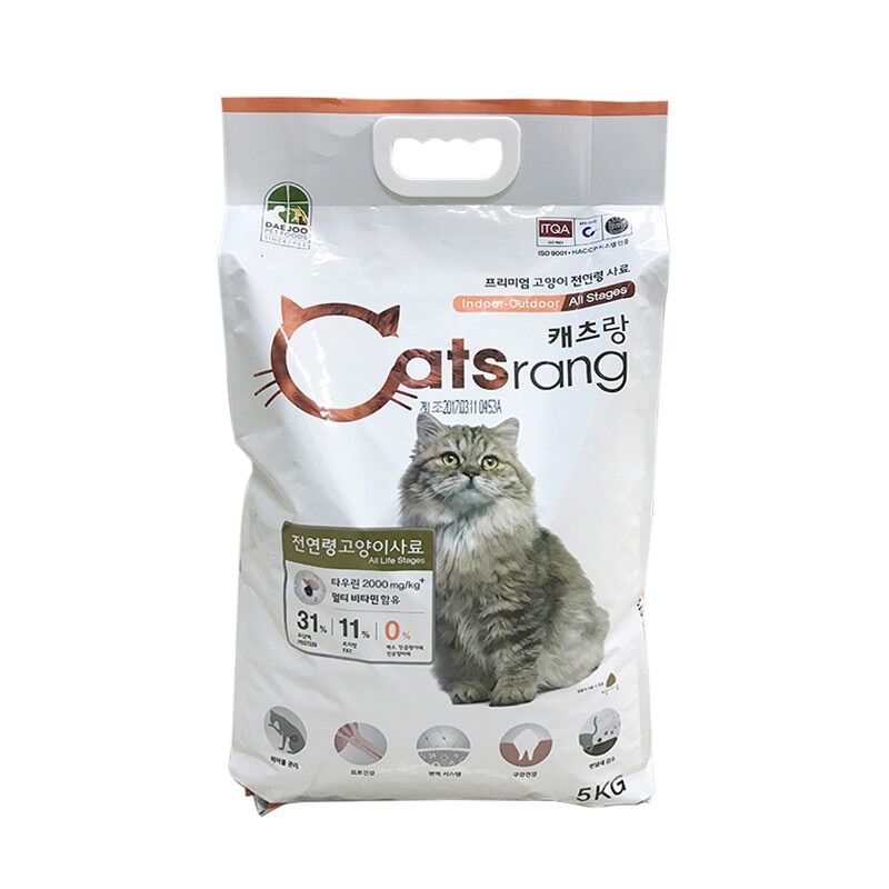 [Hàng công ty] Thức ăn cho mèo Hàn Quốc Catsrang 1KG