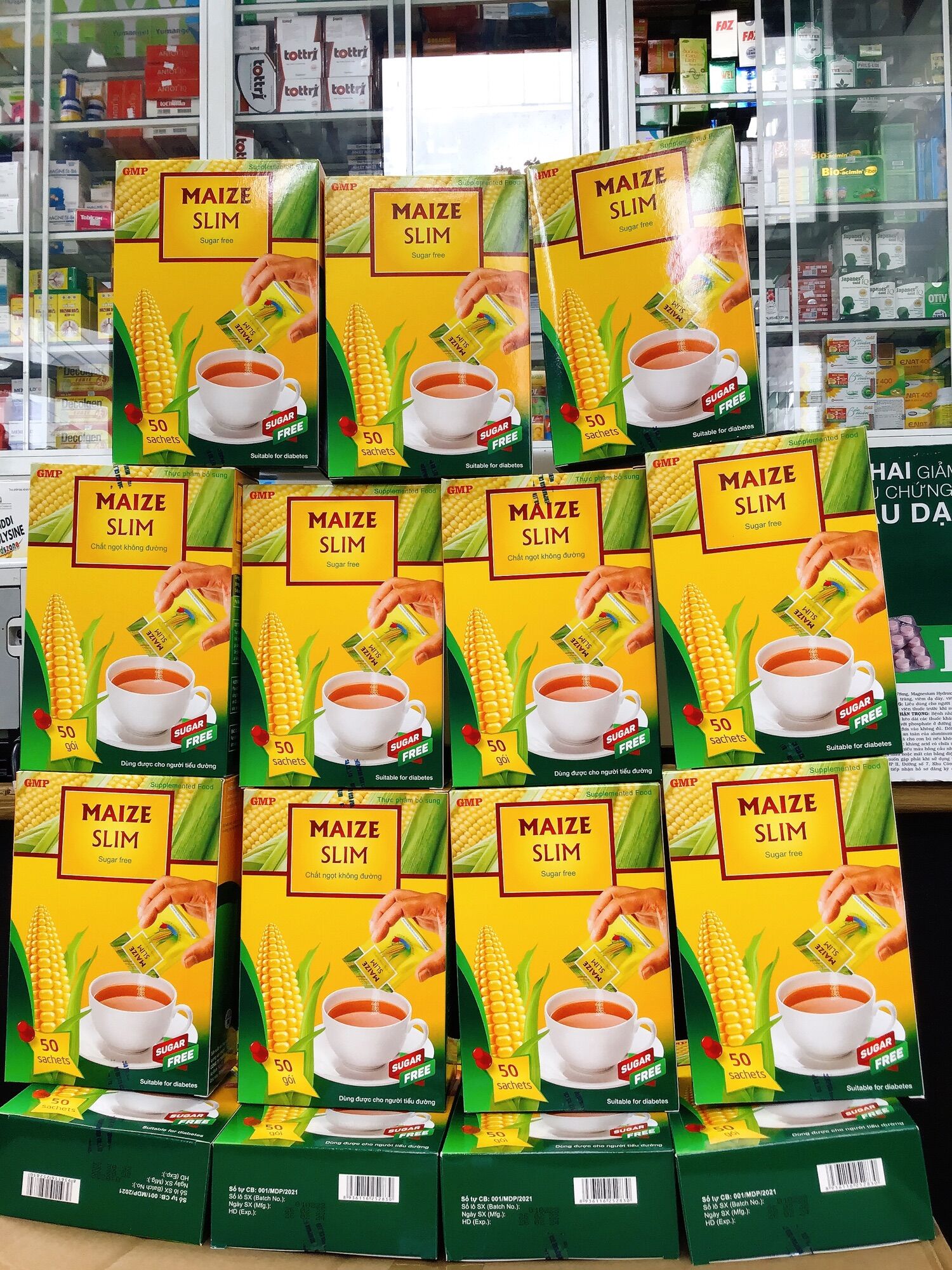 Đường bắp dành cho người ăn kiêng maize slim h/50gói