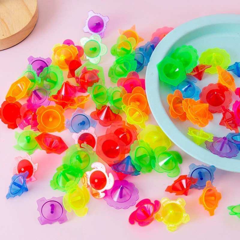 🏀 Set 10 Con Quay chiến đấu nhiều Hình (3*2cm)