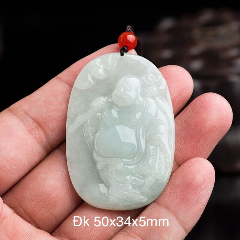 Phật di lạc ngọc cẩn thạch jadeite A