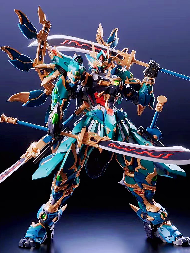 Gundam Model Kit Assembly Building Blocks Action Figure Blind Box Motion Core Wu Guan Zhuge Liang Asura White Tiger Lu Bu