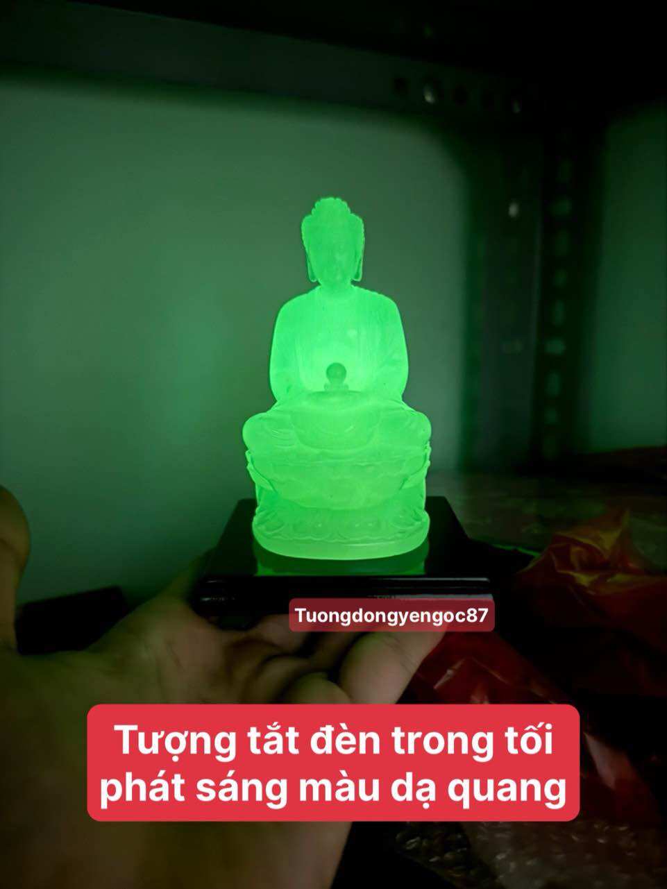 Tượng phật A Di Đà ngồi 11 cm