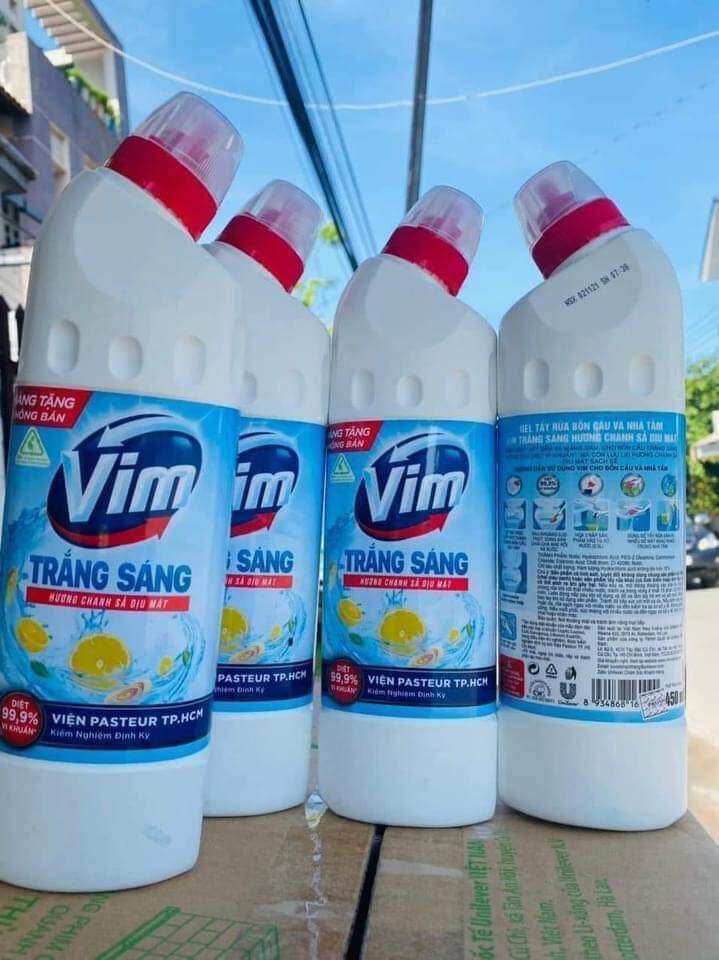 SET 5 CHAI NƯỚC TẨY BỒN CẦU VIM CHANH SẢ DỊU MÁT.ĐÁNH BAY VI KHUẨN 🍋
🍋 giá 100k/ 5 chai
MA10EEK
.VIM TẨY BỒN CẦU 450ml công nghệ mới siêu trắng sáng hương xả chanh dịu nhẹ k hắc như vim truyền thống.🔥 KHUYẾN MÃI SHOCK KÊNH SIÊU THỊ 🔥

🌪🌪🌪 Nước Tẩy