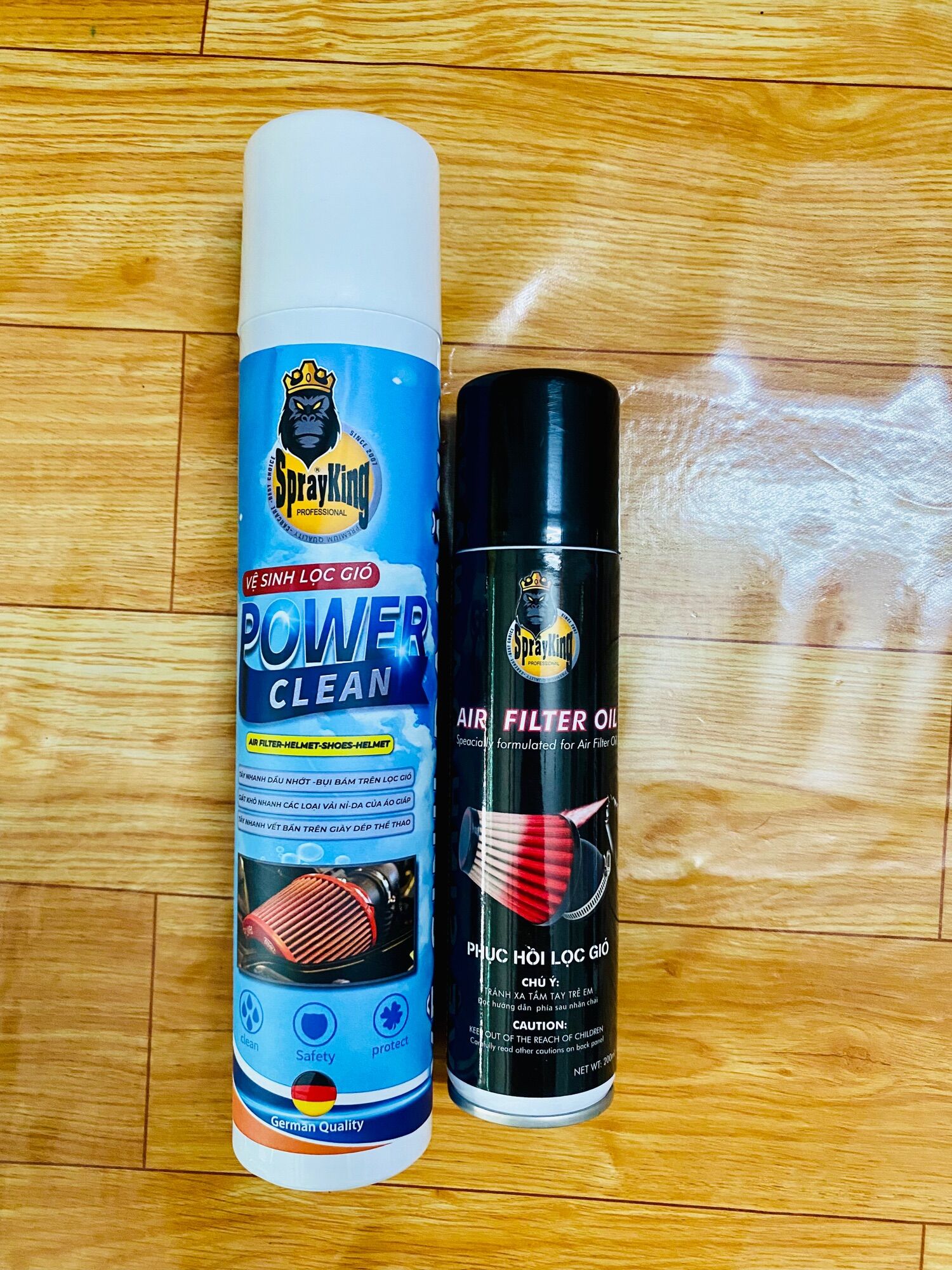 Combo tẩm dầu , vệ sinh lọc gió Sprayking