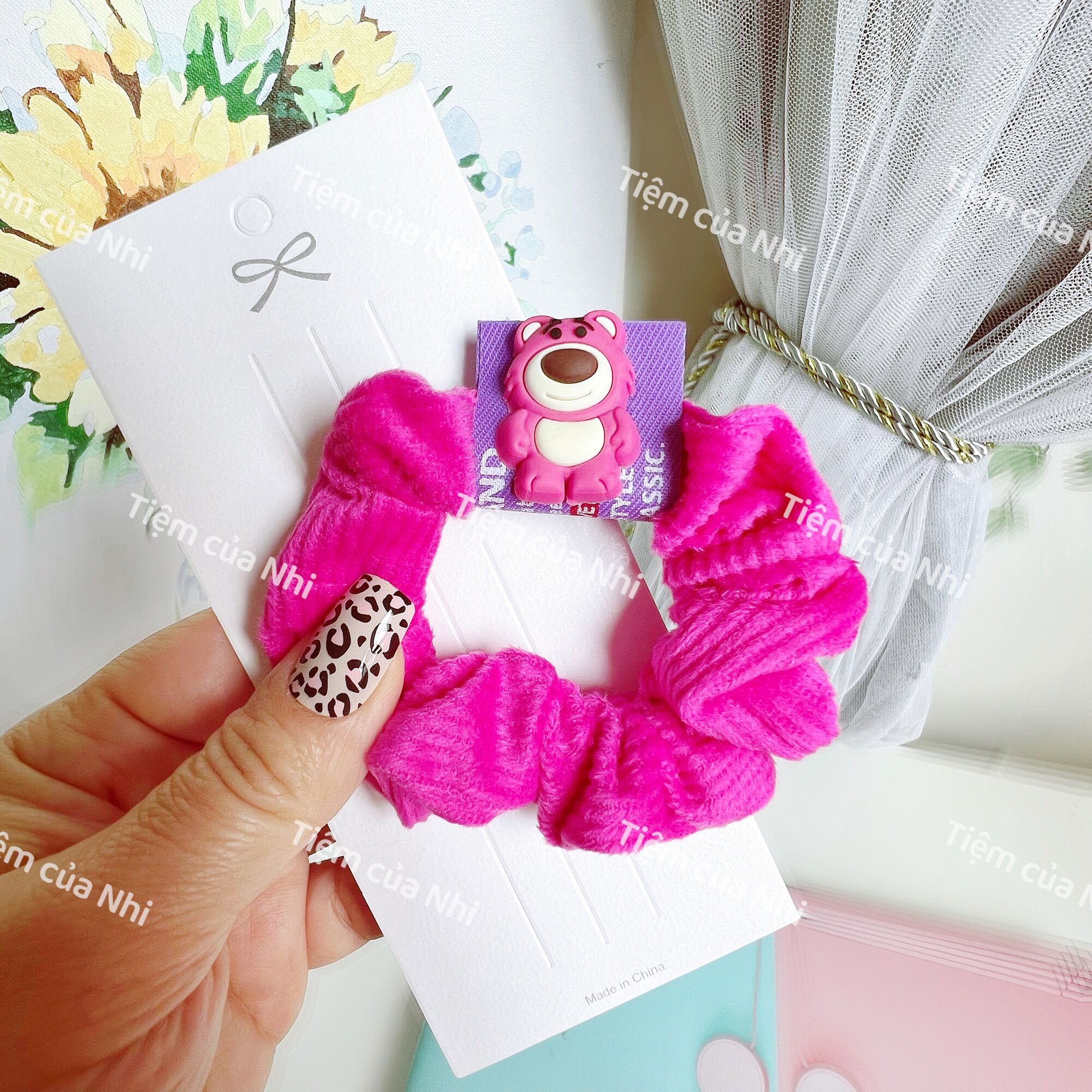 SET 2 CỘT TÓC GẤU DÂU LOTSO