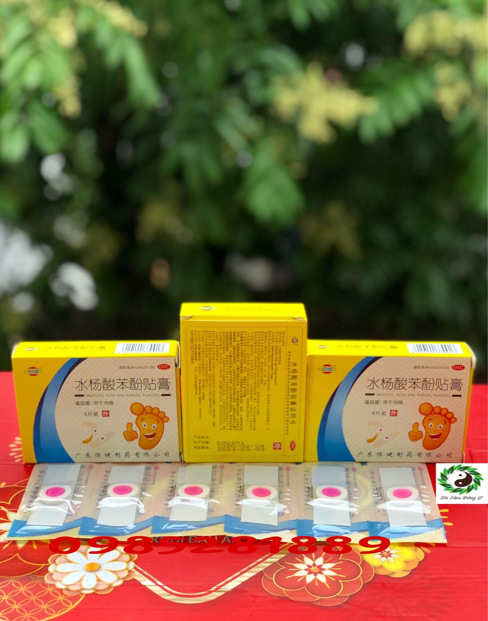 Miếng dán chai chân, mụn cơm, mụn cóc