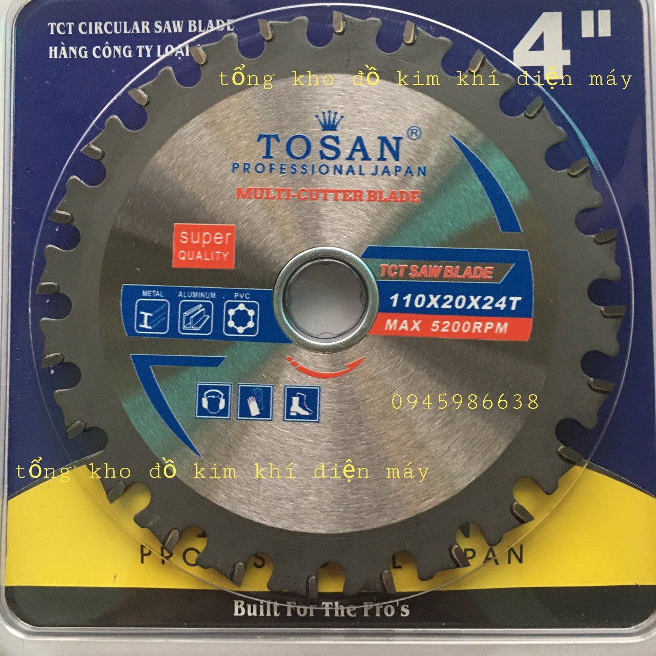 Lưỡi cắt sắt 110mm 24 răng tosan siêu sắc bén, đĩa cắt sắt tosan 1 tấc 24 răng, lưỡi cưa sắt 110mm 24 răng bền bén, lưỡi cắt sắt tosan , lưỡi cắt kim loại 110mm 24 răng, đĩa cắt kim loại 1 tấc 24 răng