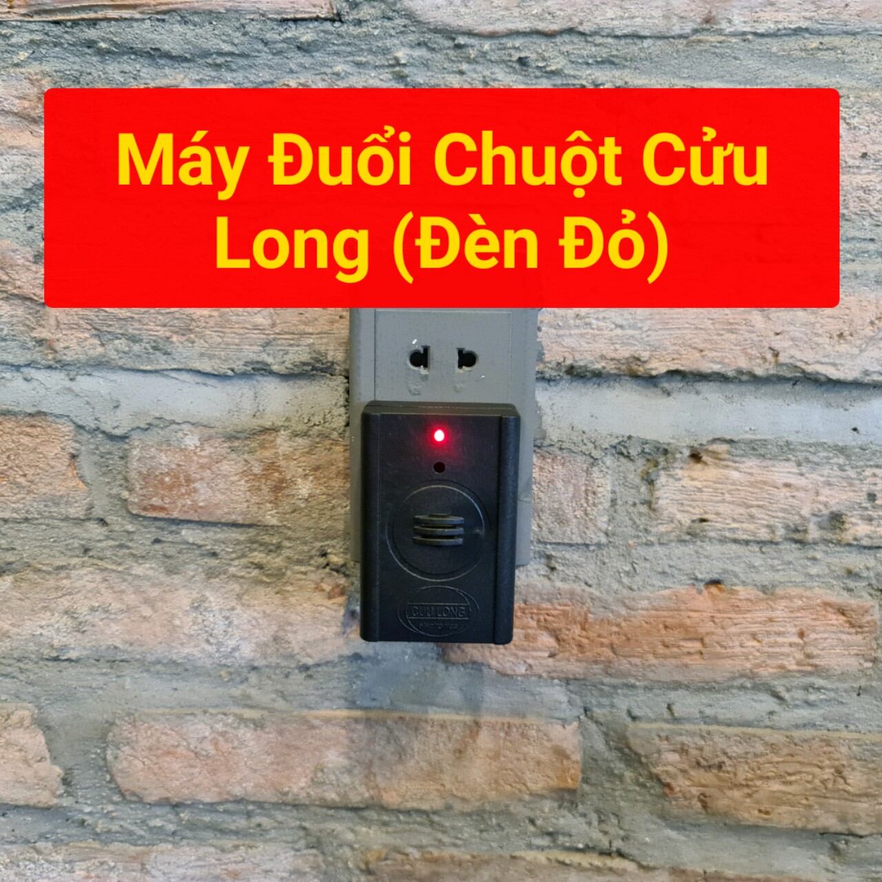 Thiết bị đuổi chuột Cửu Long sử dụng sóng siêu âm Cửu Long được sản xuất tại Việt Nam Chất Lượng cao bảo hành đổi mới trong 6 tháng