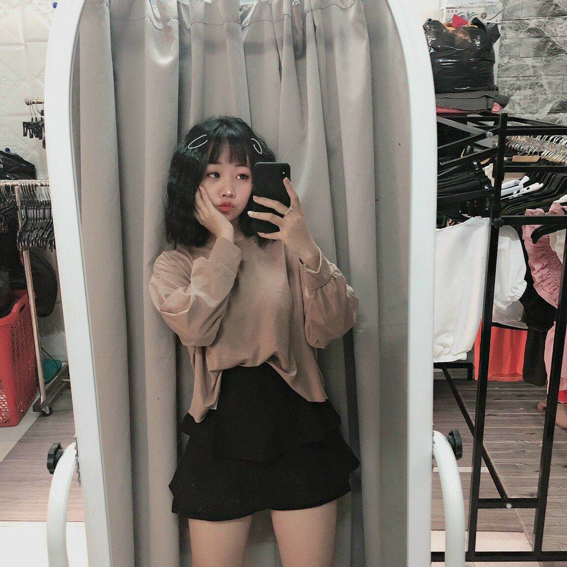 ÁO CROPTOP TAY PHỒNG ĐỦ MÀU