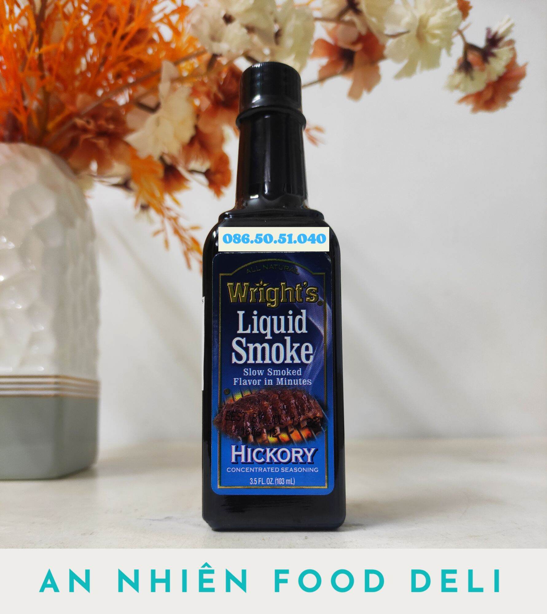 Nước Sốt Xông Khói Wright's Liquid Smoke Hickory 103ML