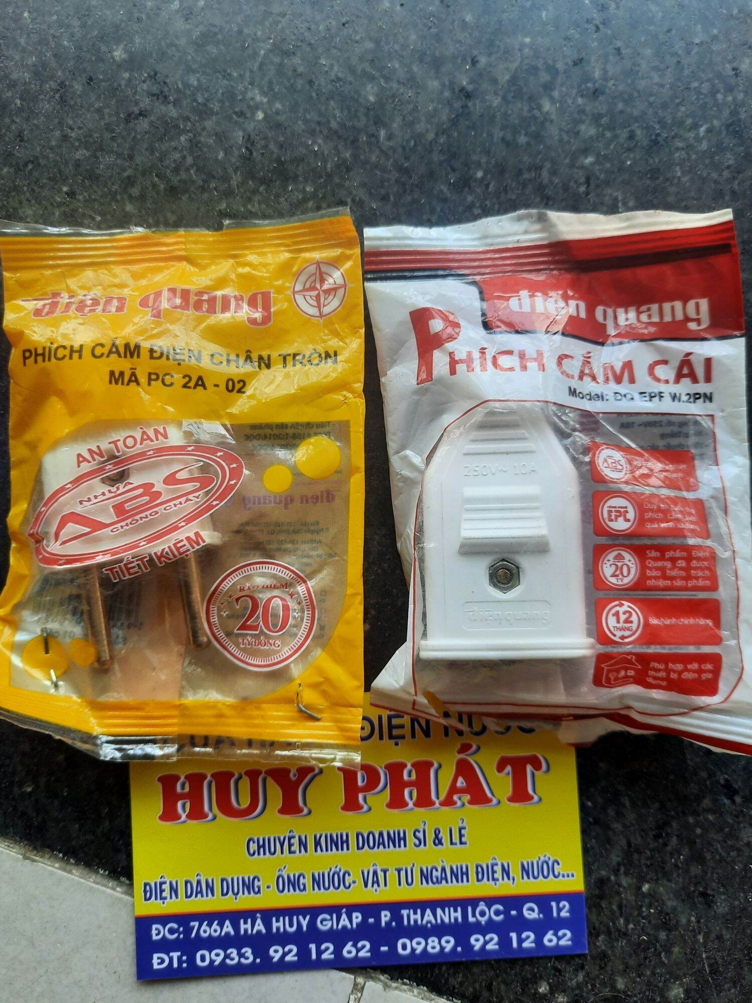Bộ 2 phích cắm Điện Quang