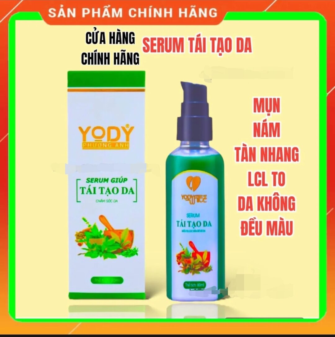 Serum Tái Tạo Da Phương Anh Yody White Mẫu Mới