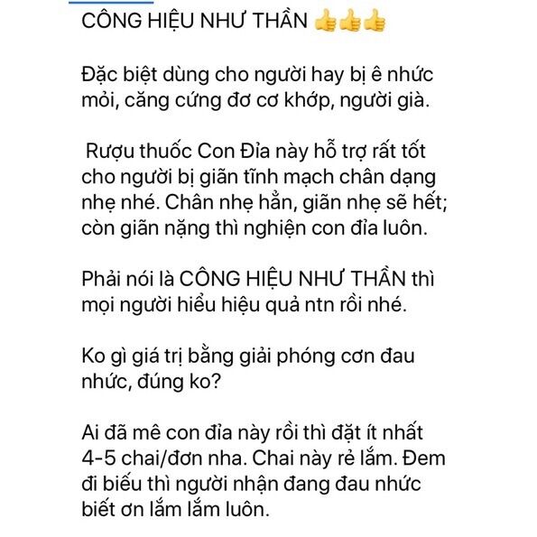Xoa bóp thương hiệu Con đỉa