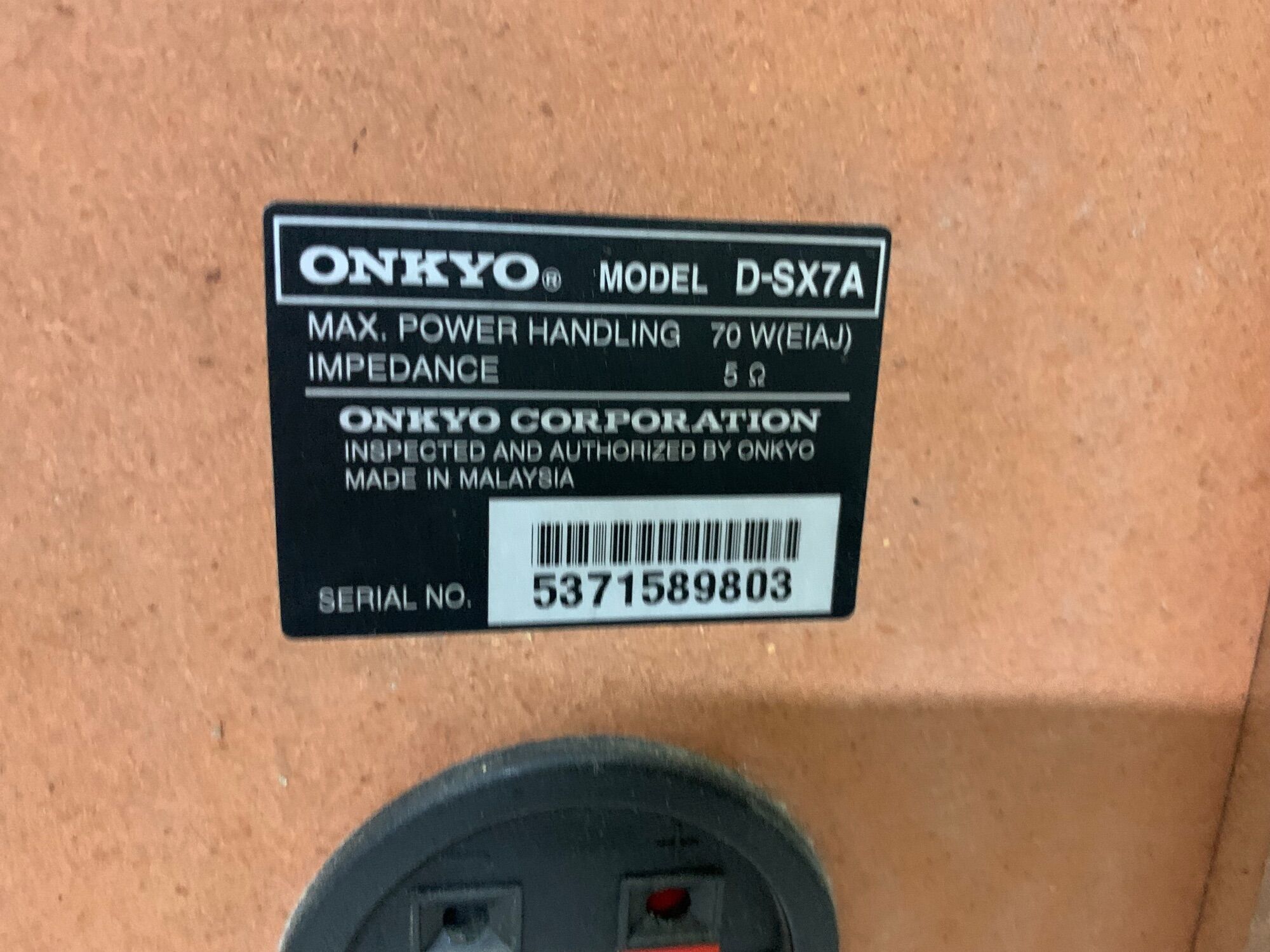Loa onkyo sx7A