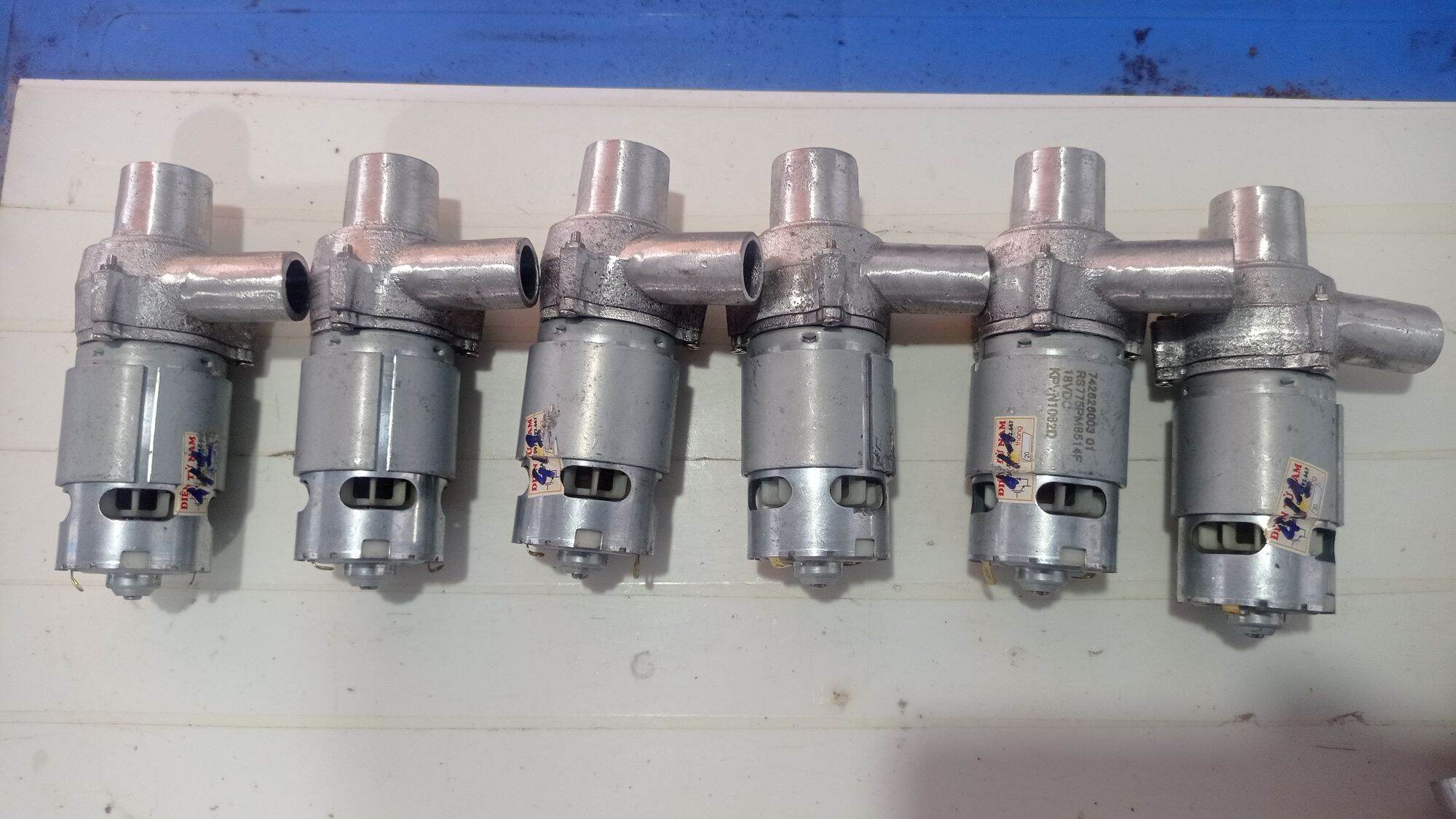 bộ kit chế máy bơm 12 v  dùng motor 775