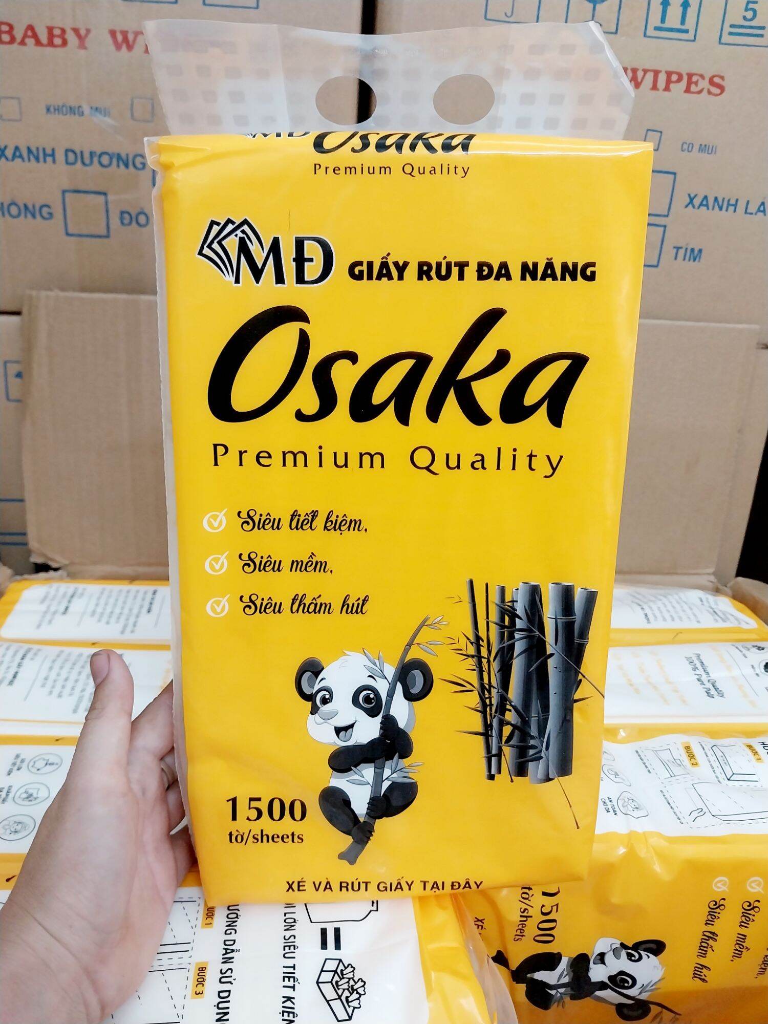 Giấy rút treo tường 1500 tờ 3 lớp