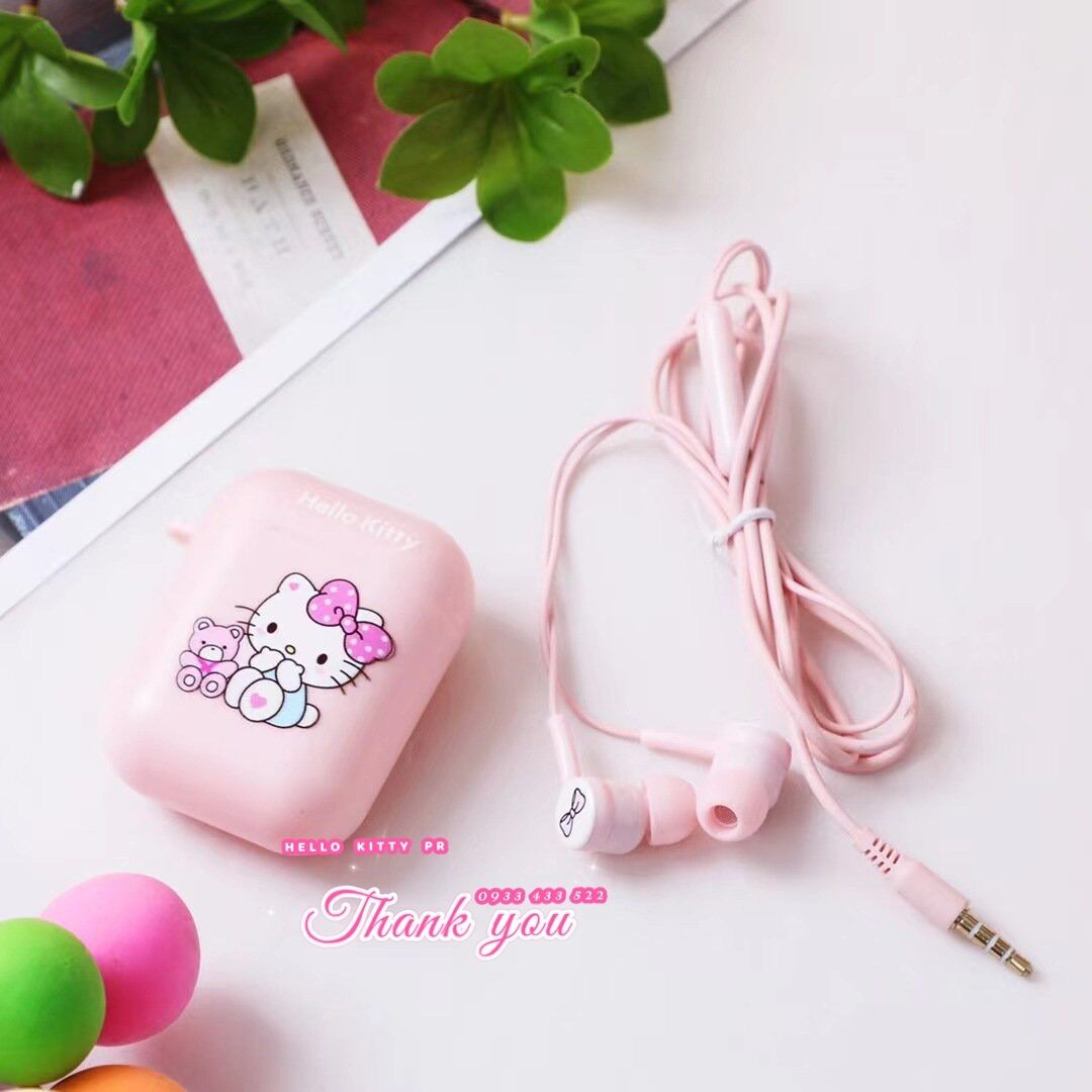 Tai nghe có micro Hello Kitty - Doremon Doraemon